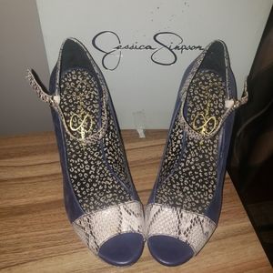 Unique Barley Worn Jessica Simpson  Wedge